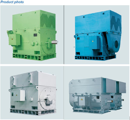 4000kw Motor AC Tegangan Tinggi IP55 / IP54 Motor Asinkron 3 Fase Induksi